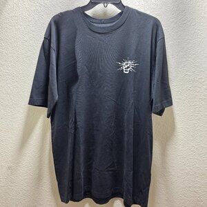 Hall Of Fame Black Graphic T Shirt Mens Size L Fist‎ Skull Logo Streetwear